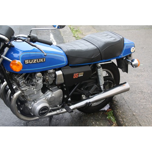 74 - NMN120F
Blue Suzuki GS1000 
First Registered 01.03.2017
Approx 30,000 miles
Petrol