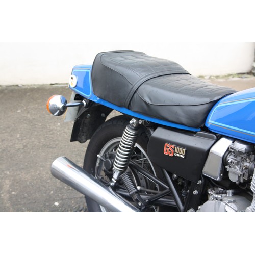 74 - NMN120F
Blue Suzuki GS1000 
First Registered 01.03.2017
Approx 30,000 miles
Petrol