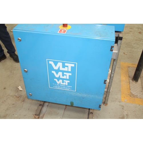 107 - VLT Commercial brake tester, with rollers, computer, hydraulic weight press and track
VAT ON HAMMER ... 