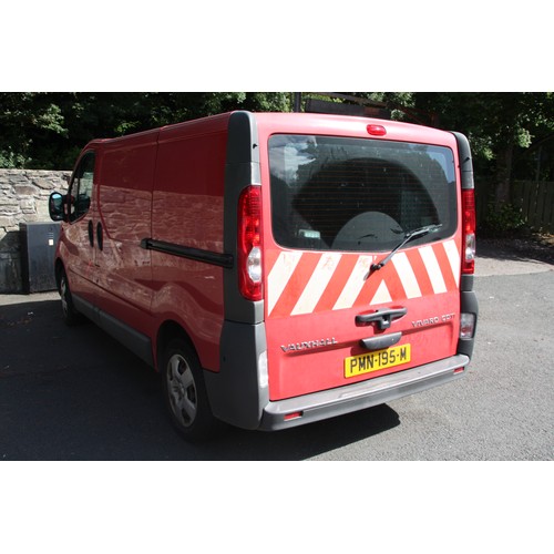 118 - PMN195M
Red Vauxhall Vivaro 2900 CDTi 115ps Van
First Registered 15.06.2012
Approx 123707 miles
Manu... 