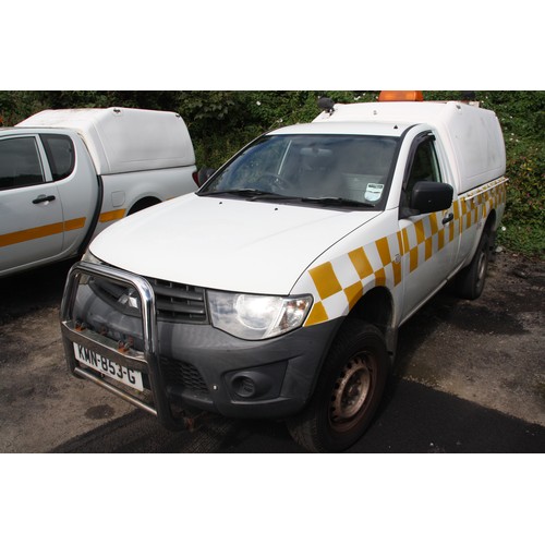 115 - KMN853G
White Mitsubishi L200 4 Work 4x4
First Registered 03.12.2010
Approx 113598 miles
Manual Dies... 