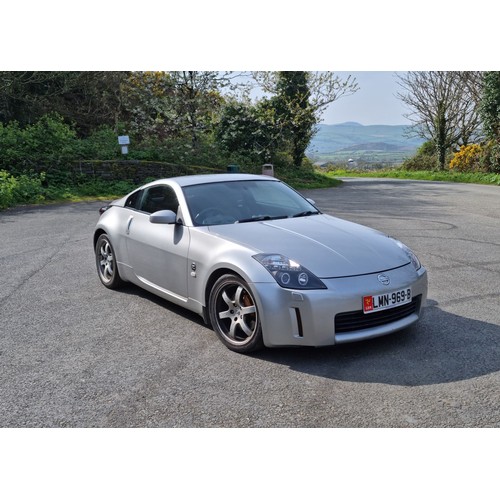 120 - LMN969B
Silver Nissan 350Z GT
First Registered 23.01.2004
Approx 88,000 miles
Manual Petrol 
Air bag... 