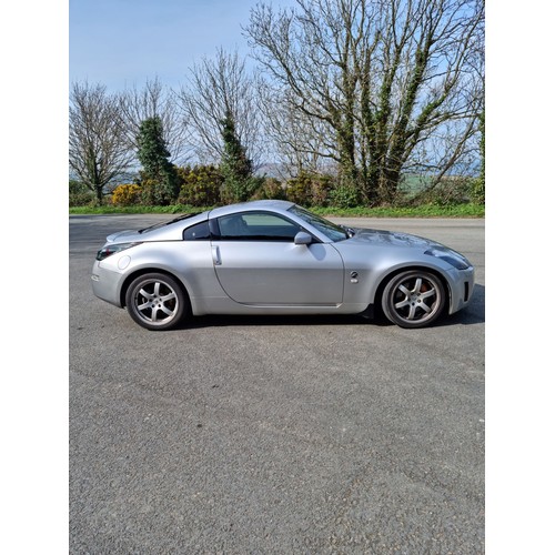 120 - LMN969B
Silver Nissan 350Z GT
First Registered 23.01.2004
Approx 88,000 miles
Manual Petrol 
Air bag... 