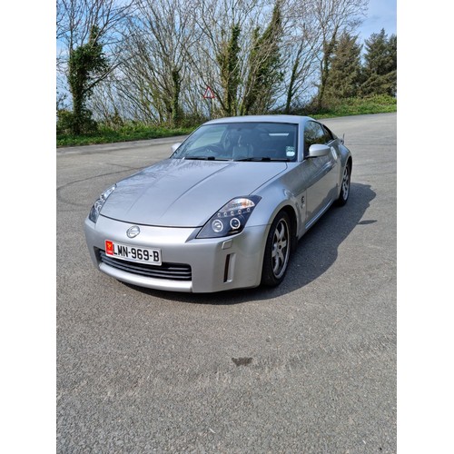 120 - LMN969B
Silver Nissan 350Z GT
First Registered 23.01.2004
Approx 88,000 miles
Manual Petrol 
Air bag... 