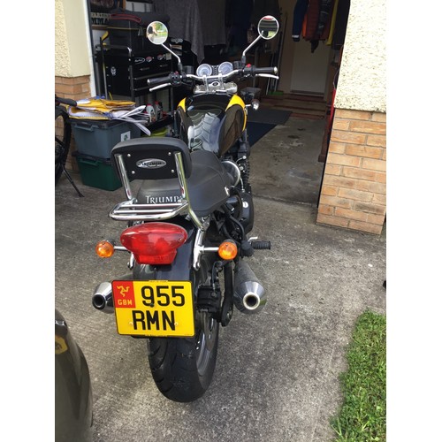 77 - 955RMN
Triumph Thunderbird Sport
First Registered 04.03.2005
Approx 8705 miles
Manual Petrol 
Not be... 