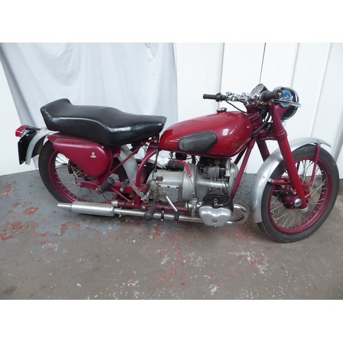 64 - Garage find!
40-YMN
Red Douglas (Dragonfly) 350 MK5 frame with a Mk4 sports engine
Circa 1950 but Fi... 