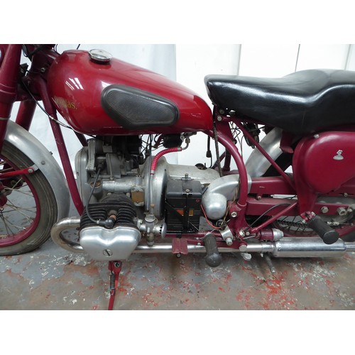 64 - Garage find!
40-YMN
Red Douglas (Dragonfly) 350 MK5 frame with a Mk4 sports engine
Circa 1950 but Fi... 