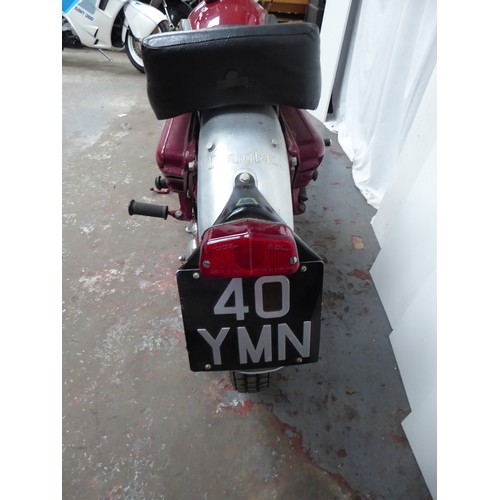 64 - Garage find!
40-YMN
Red Douglas (Dragonfly) 350 MK5 frame with a Mk4 sports engine
Circa 1950 but Fi... 