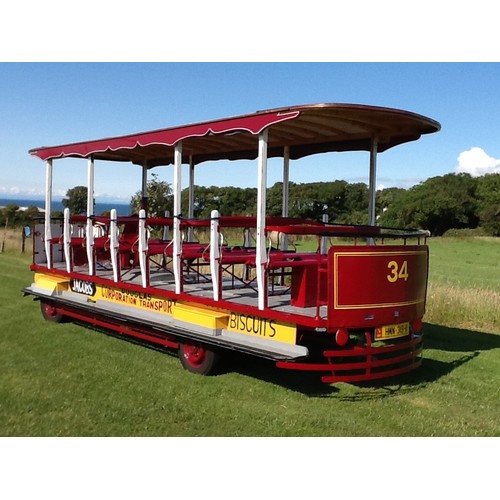 147 - HMN319R
Douglas Motorised Horse Tram
fitted on Nissan Cabstar chassis & Mercedes C180 Engine 1799CC ... 