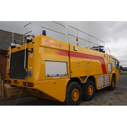 149 - FMN263J
Carmichael Cobra 6X6 airport crash tender
First Registered 15.06.2001First 15.06.2001
Pump H... 