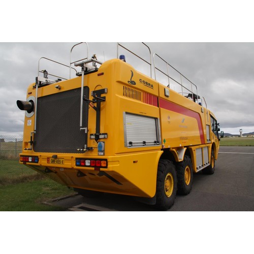 150 - GMN455X
Carmichael Cobra 6X6 airport crash tender
First Registered 17.12.2004
Pump Hours Showing 161... 