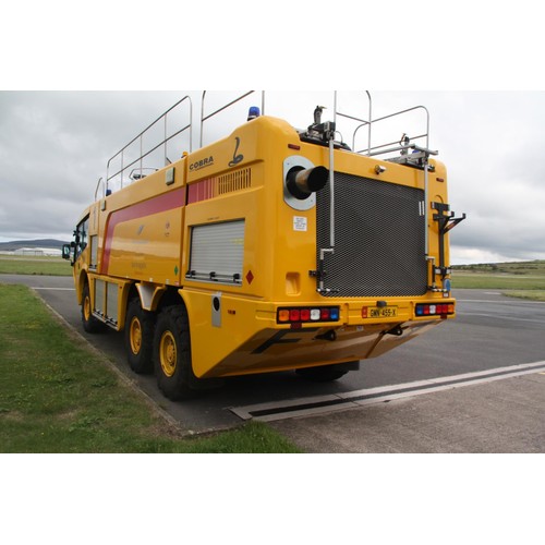 150 - GMN455X
Carmichael Cobra 6X6 airport crash tender
First Registered 17.12.2004
Pump Hours Showing 161... 