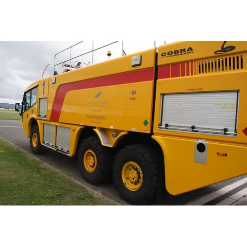 150 - GMN455X
Carmichael Cobra 6X6 airport crash tender
First Registered 17.12.2004
Pump Hours Showing 161... 