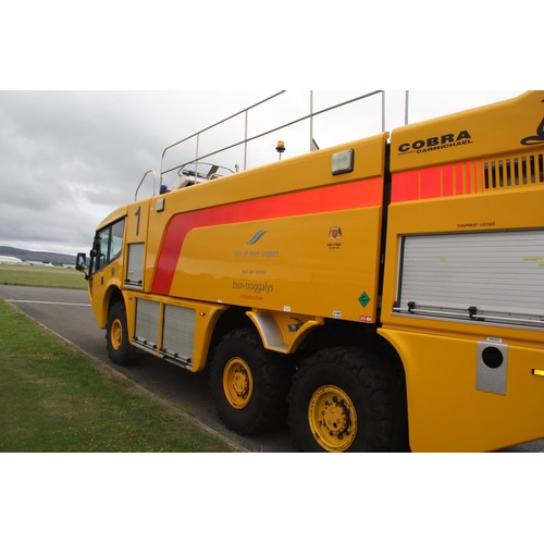 150 - GMN455X
Carmichael Cobra 6X6 airport crash tender
First Registered 17.12.2004
Pump Hours Showing 161... 