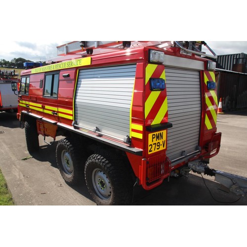 152 - PMN279V
Steyr Pinzgauer 6X6 Fire Engine 2461cc
First Registered 28.09.2006
Approx 4985 miles
Manual ... 