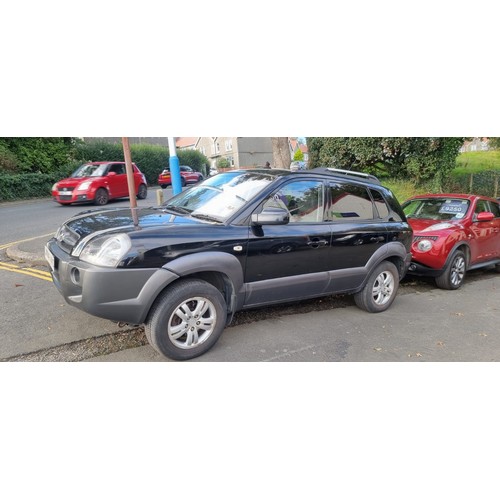 144 - JMN744G
Black Hyundai Tucson Cdx crtd 1991cc
First Registered 01.05.2008
Approx 94,000 miles
Auto Di... 