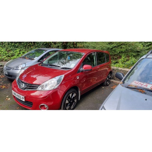 132 - LMN682P
Red Nissan Note DCi cd4 1461cc
First Registered 12.11.2012
Approx 126,000 miles
Manual Diese... 