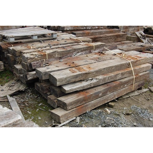 133 - 32 creosote treated Railway sleepers
Length 1.8m width 22.5cm Depth 11.5cm
All sleepers are in vario... 