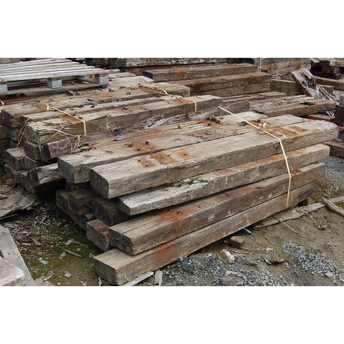 133 - 32 creosote treated Railway sleepers
Length 1.8m width 22.5cm Depth 11.5cm
All sleepers are in vario... 