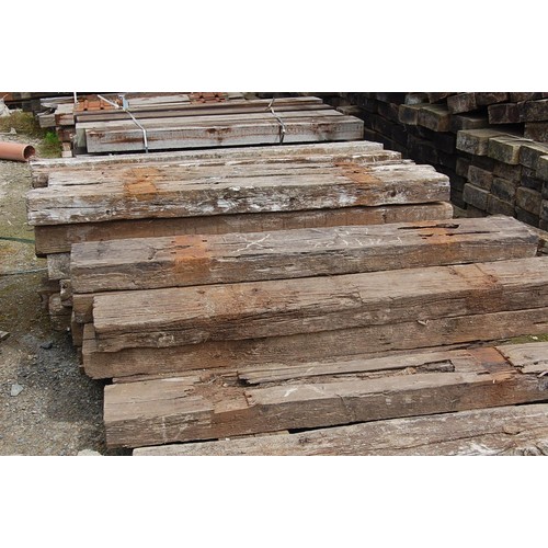 133 - 32 creosote treated Railway sleepers
Length 1.8m width 22.5cm Depth 11.5cm
All sleepers are in vario... 