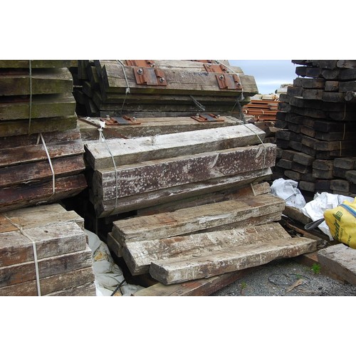 133 - 32 creosote treated Railway sleepers
Length 1.8m width 22.5cm Depth 11.5cm
All sleepers are in vario... 