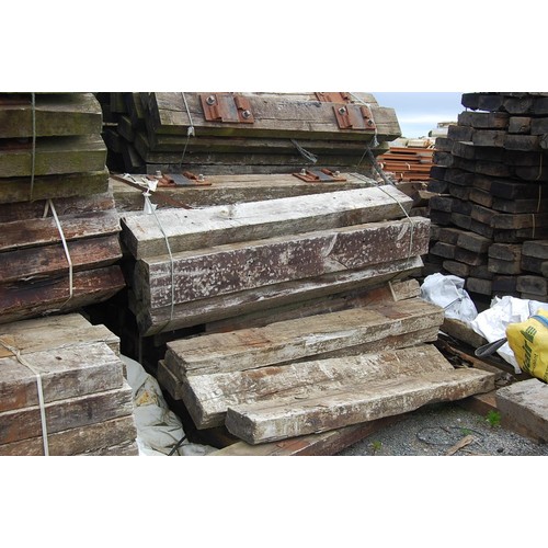 133 - 32 creosote treated Railway sleepers
Length 1.8m width 22.5cm Depth 11.5cm
All sleepers are in vario... 