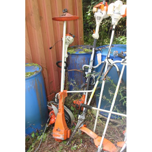 140 - Collection of mostly Stihl Strimmers and pole saws - all spares only
On Behalf of Department of Infr... 