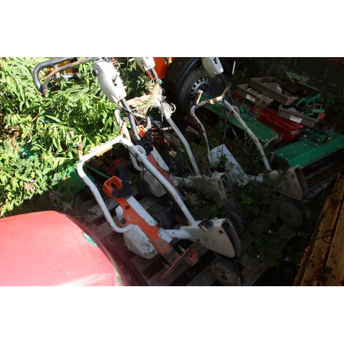 175 - Stihl cut off saw (spares/repair) together with pallet of cut off saw carts
On Behalf of Department ... 