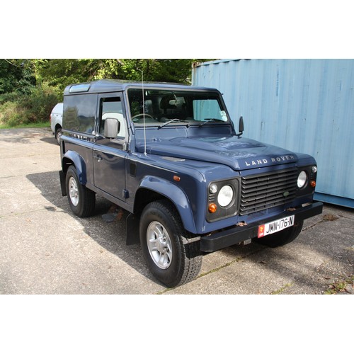 193 - JMN176N
Blue Land Rover Defender 90
First Registered 07.01.2009
Approx 70,369 miles
Manual Diesel
VA... 