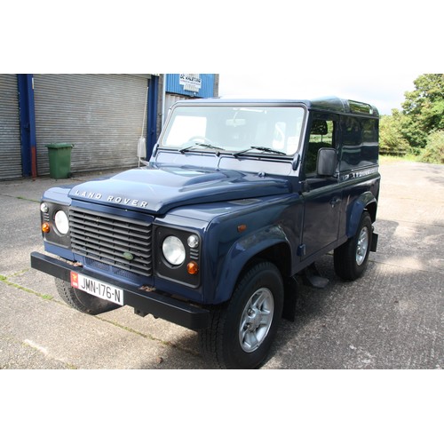 193 - JMN176N
Blue Land Rover Defender 90
First Registered 07.01.2009
Approx 70,369 miles
Manual Diesel
VA... 