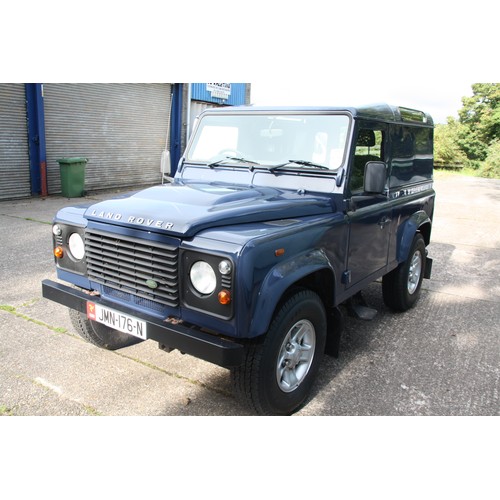 193 - JMN176N
Blue Land Rover Defender 90
First Registered 07.01.2009
Approx 70,369 miles
Manual Diesel
VA... 