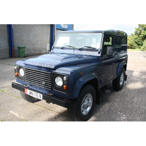 193 - JMN176N
Blue Land Rover Defender 90
First Registered 07.01.2009
Approx 70,369 miles
Manual Diesel
VA... 