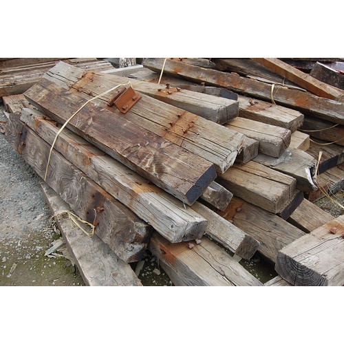 204 - 32 creosote treated Railway sleepers
Length 1.8m width 22.5cm Depth 11.5cm
All sleepers are in vario... 