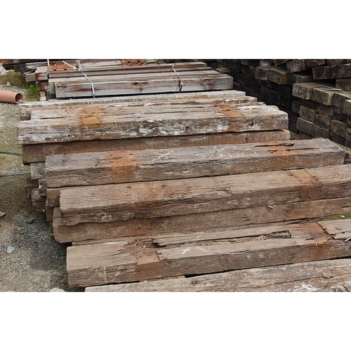 204 - 32 creosote treated Railway sleepers
Length 1.8m width 22.5cm Depth 11.5cm
All sleepers are in vario... 