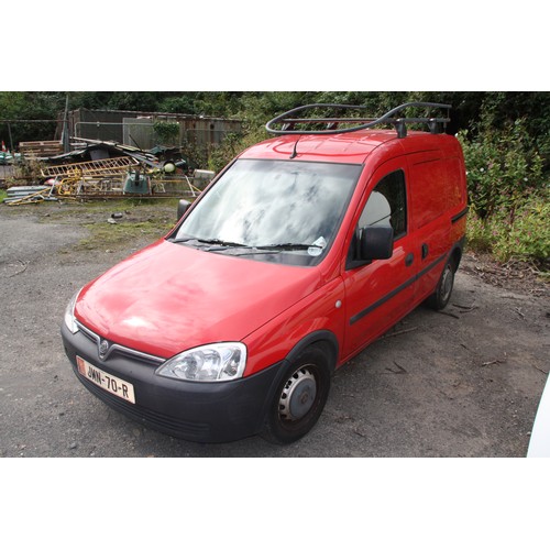 195 - JMN70R
Red Vauxhall Combo CDTi 1248cc
First Registered 16.04.2009
Approx 81,822 miles
Manual Diesel
... 