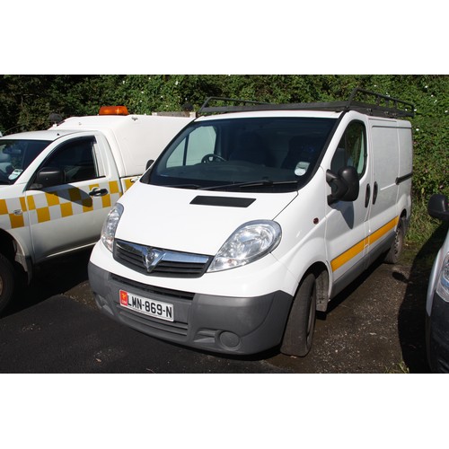 196 - LMN869N
White Vauxhall Vivaro 2700 CDTi
First Registered 08.05.2014
Approx 32,703 miles
Manual Diese... 