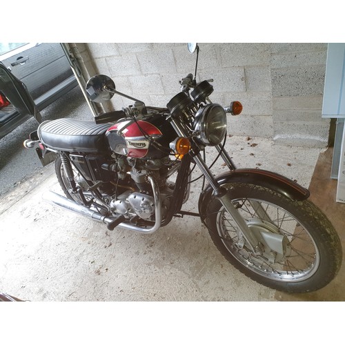 80 - AUA20J (UK REG)
Triumph T120 Bonneville
First Registered 1971
Approx 16,000 miles
Petrol
possible he... 