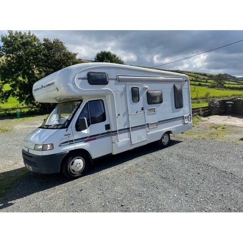 207 - EMN3K
Fiat Ducato Autotrail 4 berth Cheyenne 634 2.8L
First Registered 12.02.1999
Approx 153,823 mil... 