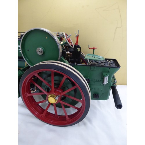 83 - Superb functioning model of steam traction engine TC170 Jackson's Cleveleys Lancs No. 5 - length 72c... 