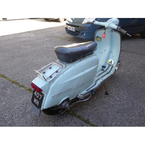 84 - 407MN
1967 Blue Lambretta LI 125cc series 4
Approx 2716 miles showing
REGISTRATION NNUMBER NOT INCLU... 