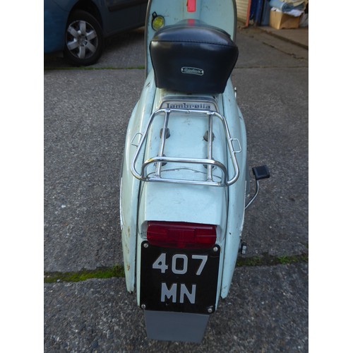 84 - 407MN
1967 Blue Lambretta LI 125cc series 4
Approx 2716 miles showing
REGISTRATION NNUMBER NOT INCLU... 