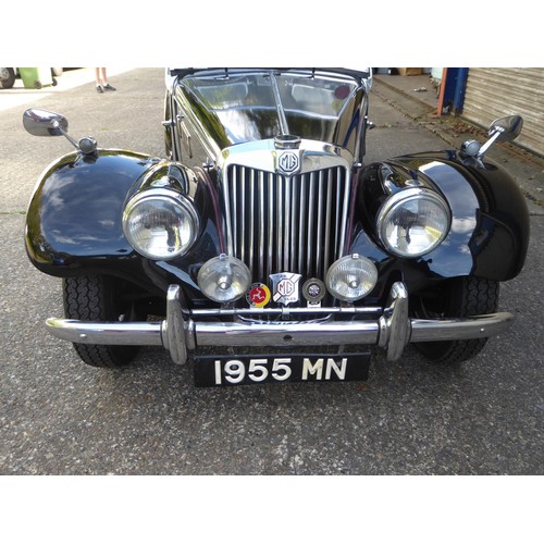 268 - 1955 MN
MG TD/TF Sports 1250cc
First Registered 03.09.1954
Approx 4590,2 miles showing
Engine hours ... 