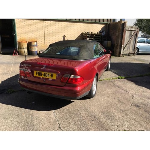 274 - FMN404B
Mercedes CLK 320 Elegance 2dr
First Registered 01.01.1999
Approx 67,000 miles
Auto Petrol
Ra... 