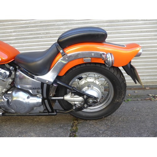 78 - HMN260N
Orange Yamaha Dragster 650CC
First Registered 21.04.1997
Approx 21,809 miles
Petrol 5 speed
... 