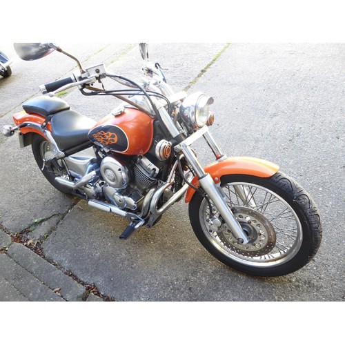 78 - HMN260N
Orange Yamaha Dragster 650CC
First Registered 21.04.1997
Approx 21,809 miles
Petrol 5 speed
... 