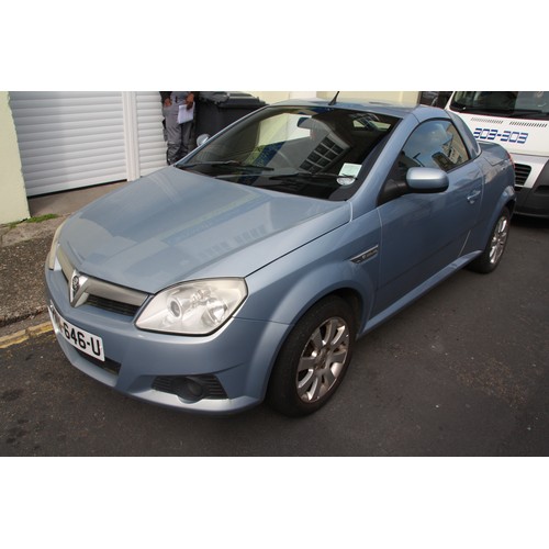 232 - PMN646U
Vauxhall Tigra 1364cc
First Registered 31.05.2006
Approx 77,102 miles
Manual Petrol
Roof not... 