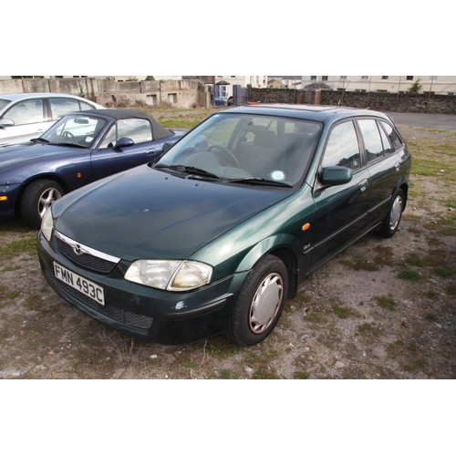 278 - FMN493C
Green Mazda 323 GLX 1.5
First Registered 19.10.2000
Approx 89,748 miles
Manual Petrol