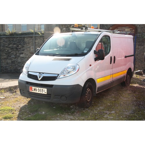 114 - LMN959L
White Vauxhall Vivaro 2700 CDTI 90ps Van
First Registered 20.02.2014
Approx 49388 miles
Manu... 