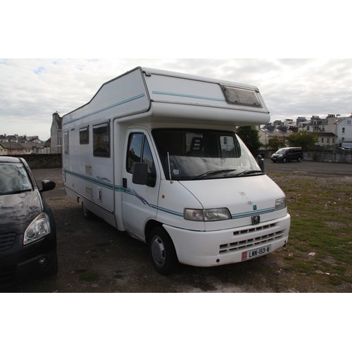 276 - LMN153W
Peugeot Boxer motorhome/campervan 4 birth
First Registered 17.06.2002
Approx 59,129 miles
Ma... 