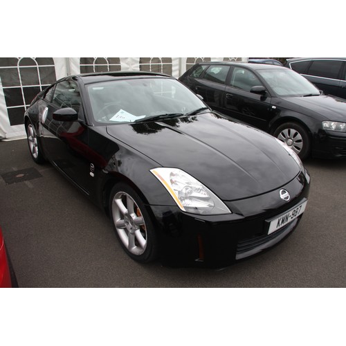 159 - KMN987
Black Nissan 350Z
First Registered 07.04.2005
Approx 50,000 miles
Manual Petrol